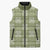 Vesuvian Green Palaka Quilt Hawaii Sleeveless Puffer Jacket Traditional Hawaii-plaid Pattern - Polynesian Pride
