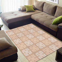 Beige Palaka Quilt Hawaii Area Rug Traditional Hawaii-plaid Pattern - Polynesian Pride