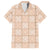 Beige Palaka Quilt Hawaii Family Matching Summer Maxi Dress and Hawaiian Shirt Traditional Hawaii-plaid Pattern - Polynesian Pride