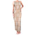 Beige Palaka Quilt Hawaii Family Matching Tank Maxi Dress and Hawaiian Shirt Traditional Hawaii-plaid Pattern - Polynesian Pride