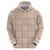 Beige Palaka Quilt Hawaii Hoodie Traditional Hawaii-plaid Pattern - Polynesian Pride