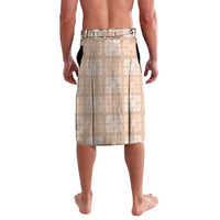 Beige Palaka Quilt Hawaii Lavalava Traditional Hawaii-plaid Pattern - Polynesian Pride