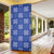 Royal Blue Palaka Quilt Hawaii Door Cover Traditional Hawaii-plaid Pattern - Polynesian Pride