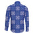 Royal Blue Palaka Quilt Hawaii Family Matching Short Sleeve Bodycon Dress and Hawaiian Shirt Traditional Hawaii-plaid Pattern - Polynesian Pride