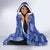 Royal Blue Palaka Quilt Hawaii Hooded Blanket Traditional Hawaii-plaid Pattern - Polynesian Pride