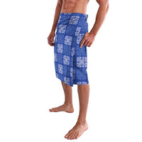 Royal Blue Palaka Quilt Hawaii Lavalava Traditional Hawaii-plaid Pattern - Polynesian Pride