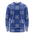 Royal Blue Palaka Quilt Hawaii Long Sleeve Shirt Traditional Hawaii-plaid Pattern - Polynesian Pride