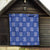 Royal Blue Palaka Quilt Hawaii Quilt Traditional Hawaii-plaid Pattern - Polynesian Pride