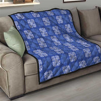 Royal Blue Palaka Quilt Hawaii Quilt Traditional Hawaii-plaid Pattern - Polynesian Pride