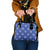 Royal Blue Palaka Quilt Hawaii Shoulder Handbag Traditional Hawaii-plaid Pattern - Polynesian Pride