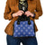Royal Blue Palaka Quilt Hawaii Shoulder Handbag Traditional Hawaii-plaid Pattern - Polynesian Pride