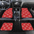 Red Palaka Quilt Hawaii Car Mats Traditional Hawaii-plaid Pattern - Polynesian Pride