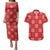 Red Palaka Quilt Hawaii Couples Matching Puletasi and Hawaiian Shirt Traditional Hawaii-plaid Pattern - Polynesian Pride