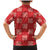 Red Palaka Quilt Hawaii Family Matching Mermaid Dress and Hawaiian Shirt Traditional Hawaii-plaid Pattern - Polynesian Pride