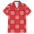 Red Palaka Quilt Hawaii Family Matching Off The Shoulder Long Sleeve Dress and Hawaiian Shirt Traditional Hawaii-plaid Pattern - Polynesian Pride