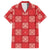 Red Palaka Quilt Hawaii Family Matching Summer Maxi Dress and Hawaiian Shirt Traditional Hawaii-plaid Pattern - Polynesian Pride