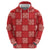 Red Palaka Quilt Hawaii Hoodie Traditional Hawaii-plaid Pattern - Polynesian Pride