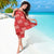 Red Palaka Quilt Hawaii Sarong Traditional Hawaii-plaid Pattern - Polynesian Pride