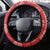 Red Palaka Quilt Hawaii Steering Wheel Cover Traditional Hawaii-plaid Pattern - Polynesian Pride