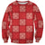 Red Palaka Quilt Hawaii Sweatshirt Traditional Hawaii-plaid Pattern - Polynesian Pride