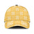 Yellow Palaka Quilt Hawaii Classic Cap Traditional Hawaii-plaid Pattern - Polynesian Pride