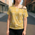 Yellow Palaka Quilt Hawaii Cross Shoulder Shirt Traditional Hawaii-plaid Pattern - Polynesian Pride