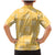 Yellow Palaka Quilt Hawaii Family Matching Mermaid Dress and Hawaiian Shirt Traditional Hawaii-plaid Pattern - Polynesian Pride