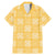 Yellow Palaka Quilt Hawaii Family Matching Mermaid Dress and Hawaiian Shirt Traditional Hawaii-plaid Pattern - Polynesian Pride