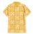 Yellow Palaka Quilt Hawaii Family Matching Mermaid Dress and Hawaiian Shirt Traditional Hawaii-plaid Pattern - Polynesian Pride