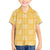 Yellow Palaka Quilt Hawaii Family Matching Off The Shoulder Long Sleeve Dress and Hawaiian Shirt Traditional Hawaii-plaid Pattern - Polynesian Pride
