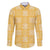 Yellow Palaka Quilt Hawaii Family Matching Short Sleeve Bodycon Dress and Hawaiian Shirt Traditional Hawaii-plaid Pattern - Polynesian Pride