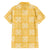 Yellow Palaka Quilt Hawaii Family Matching Summer Maxi Dress and Hawaiian Shirt Traditional Hawaii-plaid Pattern - Polynesian Pride