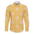Yellow Palaka Quilt Hawaii Family Matching Summer Maxi Dress and Hawaiian Shirt Traditional Hawaii-plaid Pattern - Polynesian Pride