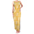 Yellow Palaka Quilt Hawaii Family Matching Tank Maxi Dress and Hawaiian Shirt Traditional Hawaii-plaid Pattern - Polynesian Pride