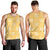 Yellow Palaka Quilt Hawaii Men Tank Top Traditional Hawaii-plaid Pattern - Polynesian Pride