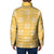 Yellow Palaka Quilt Hawaii Padded Jacket Traditional Hawaii-plaid Pattern - Polynesian Pride