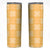 Yellow Palaka Quilt Hawaii Skinny Tumbler Traditional Hawaii-plaid Pattern - Polynesian Pride