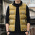 Yellow Palaka Quilt Hawaii Sleeveless Puffer Jacket Traditional Hawaii-plaid Pattern - Polynesian Pride