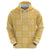 Yellow Palaka Quilt Hawaii Zip Hoodie Traditional Hawaii-plaid Pattern - Polynesian Pride