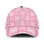 Pink Palaka Quilt Hawaii Classic Cap Traditional Hawaii-plaid Pattern - Polynesian Pride