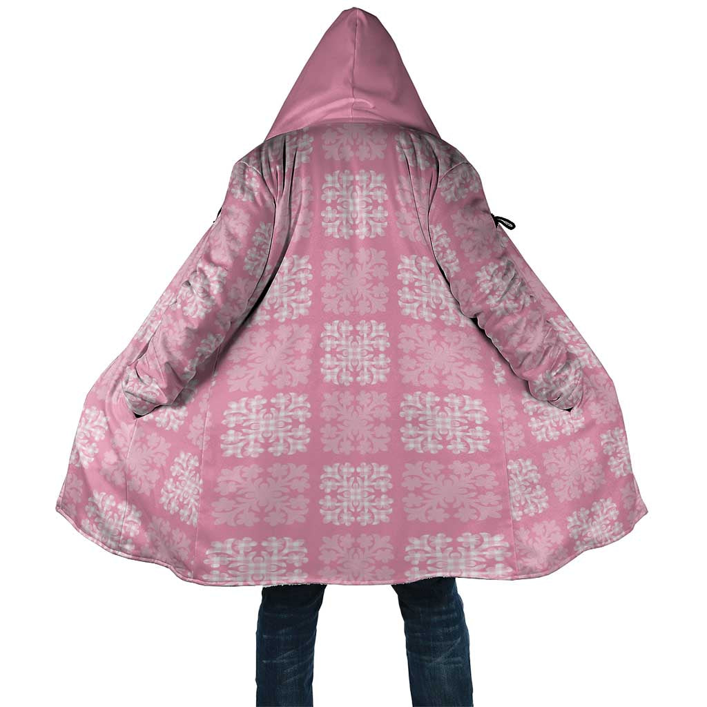 Pink Palaka Quilt Hawaii Cloak Traditional Hawaii-plaid Pattern - Polynesian Pride
