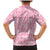Pink Palaka Quilt Hawaii Family Matching Mermaid Dress and Hawaiian Shirt Traditional Hawaii-plaid Pattern - Polynesian Pride