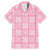 Pink Palaka Quilt Hawaii Family Matching Mermaid Dress and Hawaiian Shirt Traditional Hawaii-plaid Pattern - Polynesian Pride