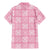 Pink Palaka Quilt Hawaii Family Matching Mermaid Dress and Hawaiian Shirt Traditional Hawaii-plaid Pattern - Polynesian Pride