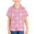 Pink Palaka Quilt Hawaii Family Matching Off The Shoulder Long Sleeve Dress and Hawaiian Shirt Traditional Hawaii-plaid Pattern - Polynesian Pride