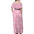 Pink Palaka Quilt Hawaii Family Matching Off Shoulder Maxi Dress and Hawaiian Shirt Traditional Hawaii-plaid Pattern - Polynesian Pride