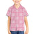 Pink Palaka Quilt Hawaii Family Matching Off Shoulder Maxi Dress and Hawaiian Shirt Traditional Hawaii-plaid Pattern - Polynesian Pride