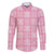 Pink Palaka Quilt Hawaii Family Matching Off Shoulder Short Dress and Hawaiian Shirt Traditional Hawaii-plaid Pattern - Polynesian Pride