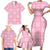 Pink Palaka Quilt Hawaii Family Matching Short Sleeve Bodycon Dress and Hawaiian Shirt Traditional Hawaii-plaid Pattern - Polynesian Pride