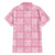 Pink Palaka Quilt Hawaii Family Matching Short Sleeve Bodycon Dress and Hawaiian Shirt Traditional Hawaii-plaid Pattern - Polynesian Pride